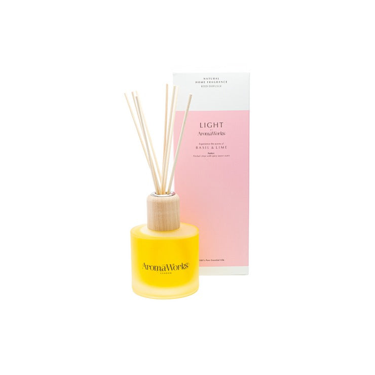 Basil &amp; Lime Light Range Reed Diffuser 200ml