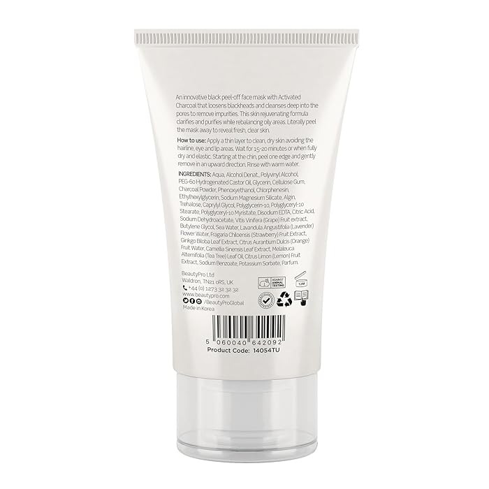 Black Peel-Off Mask With Activiated Charcoal - 40ml ThePerfumeWorld