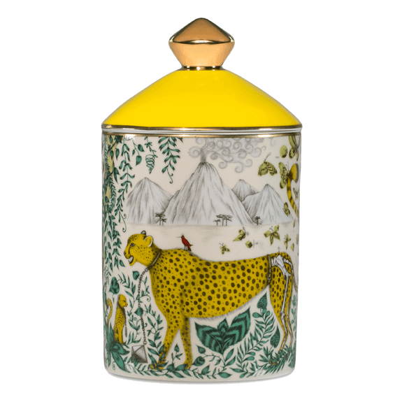 Emma J Shipley Cheetah Lemon Zest &amp; Vetiver Candle 300g