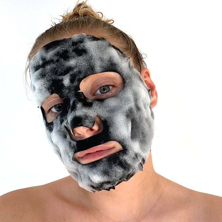 Detoxifying Bubbling Cleansing Sheet Mask With Activated Charcoal - 20ml ThePerfumeWorld