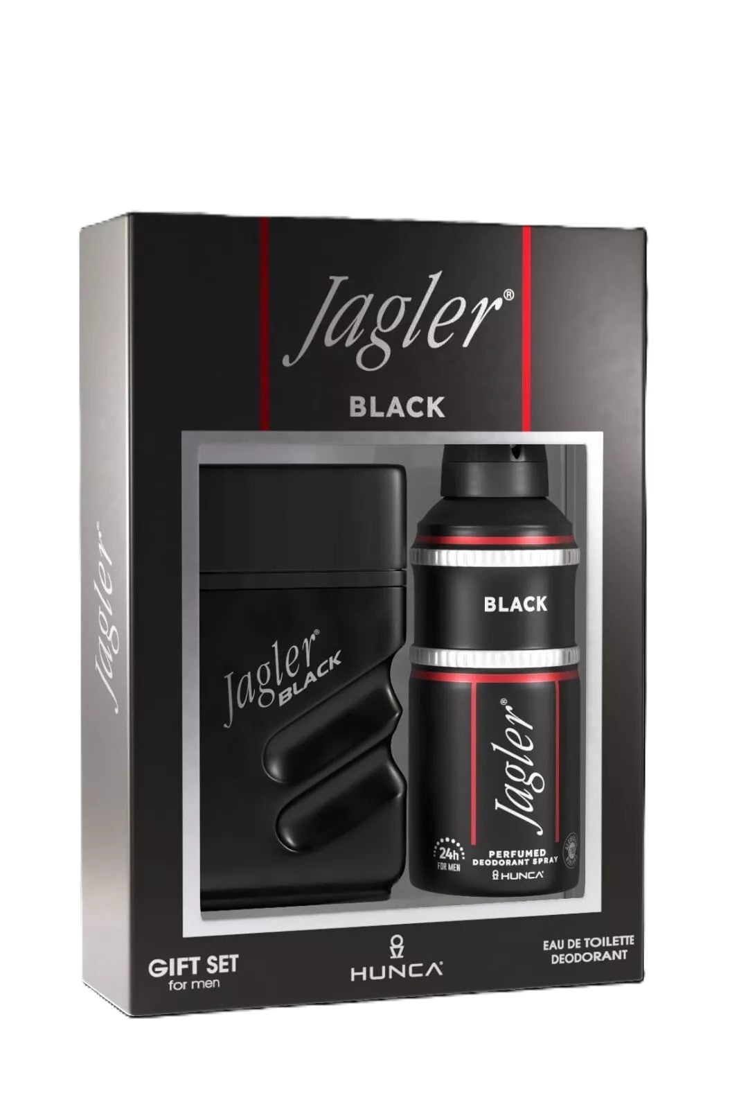 Jagler Black Eau De Toilette For Men Set