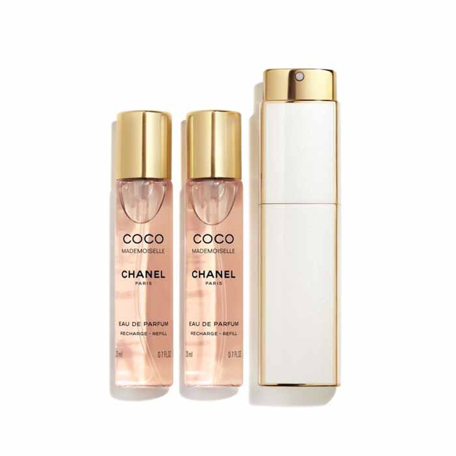 COCO MADEMOISELLE Eau De Parfum Twist &amp; Spray 3x20ml ThePerfumeWorld