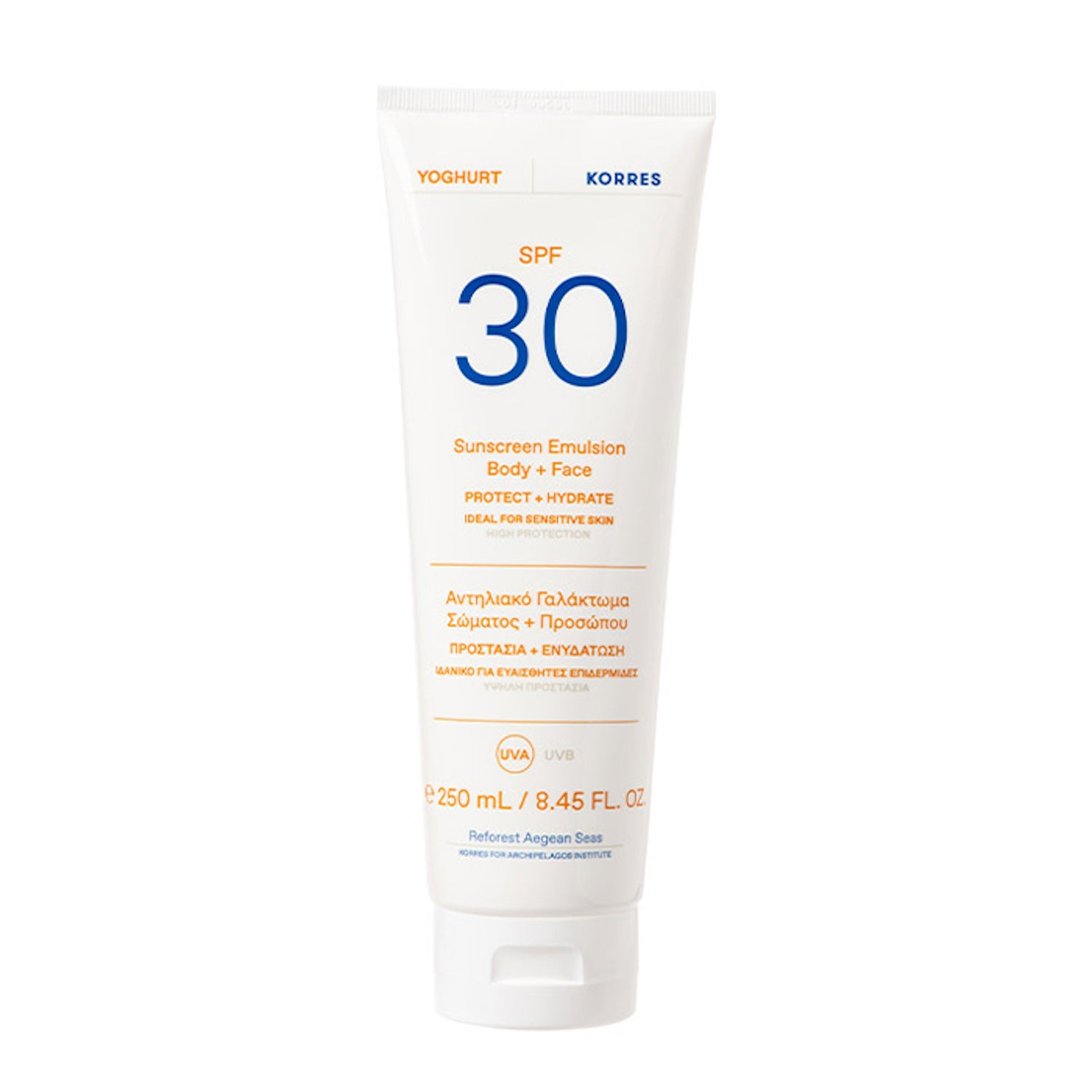 Korres YOGHURT Emulsion Body + Face SPF30 250ml ThePerfumeWorld