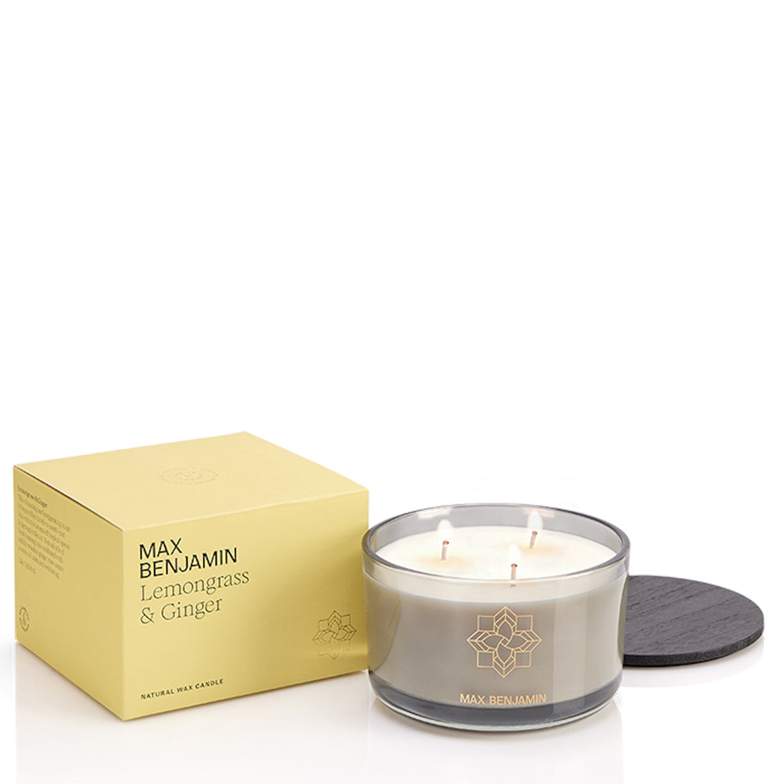 Lemongrass &amp; Ginger 3-Wick Candle 560g ThePerfumeWorld